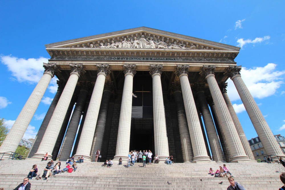Pfarrkirche Le Madeleine in Paris.